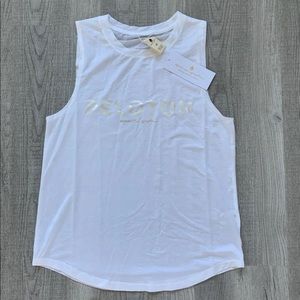 Spiritual gangster peloton muscle tank top tee NWT